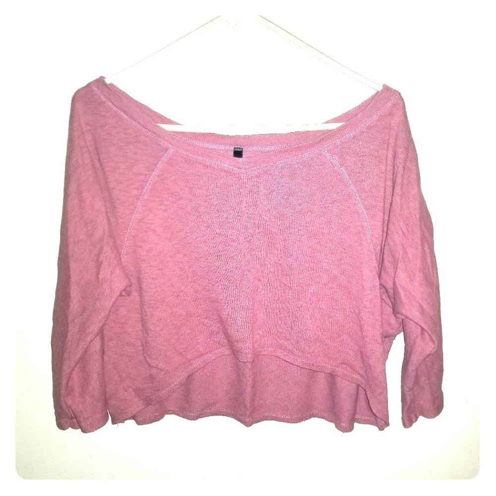 Off the shoulder crop top